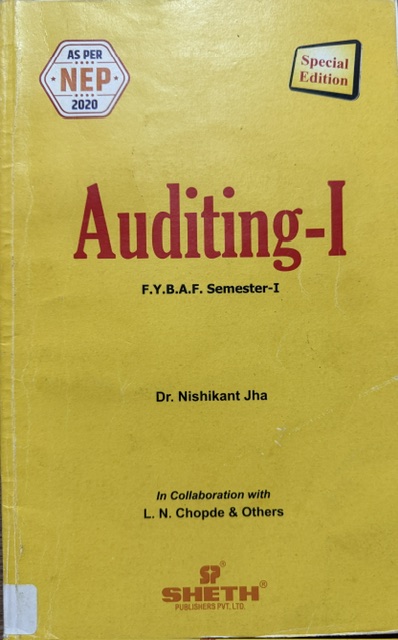 Auditing I 